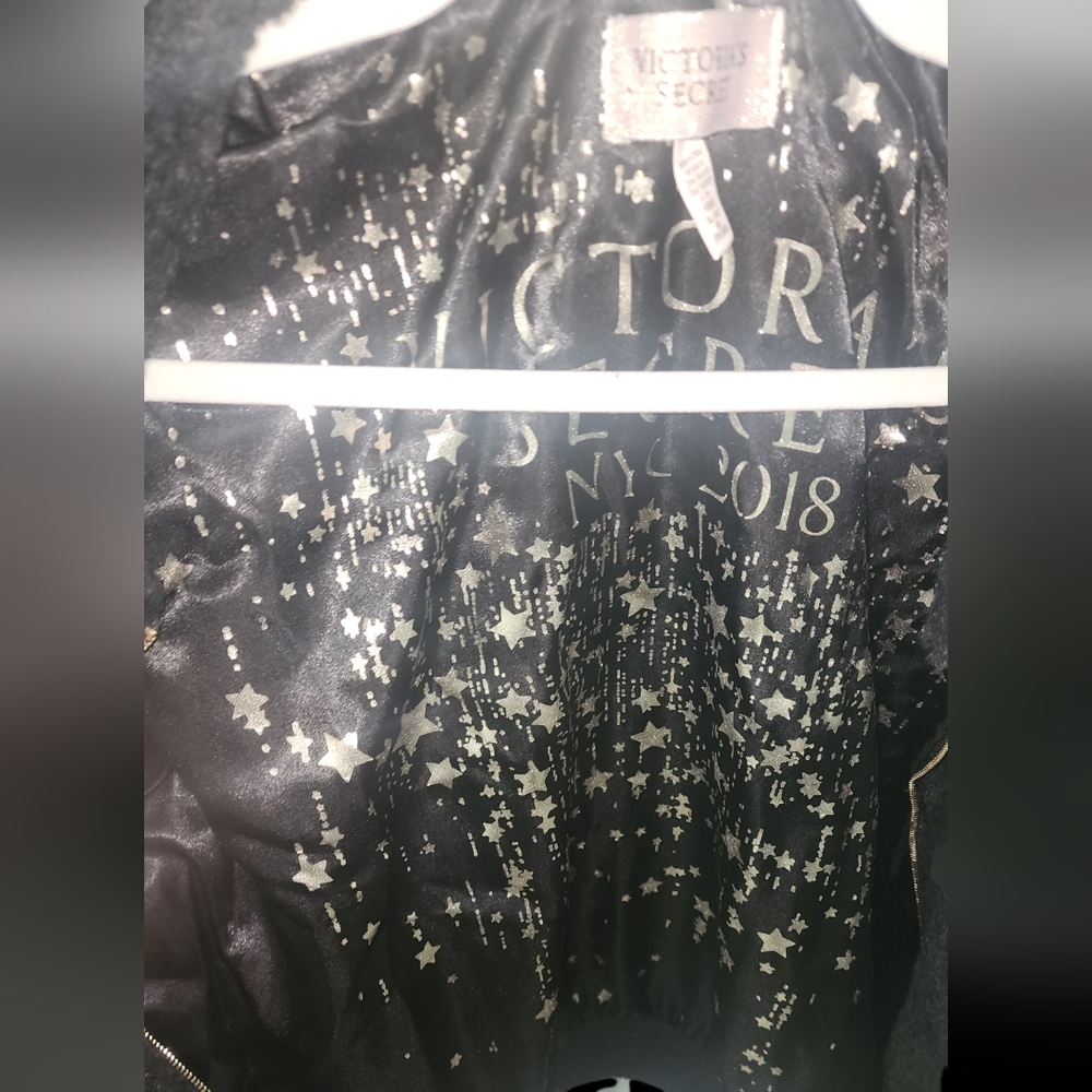 Victoria's Secret Black Faux Fur Jacket - Picture 7 of 10